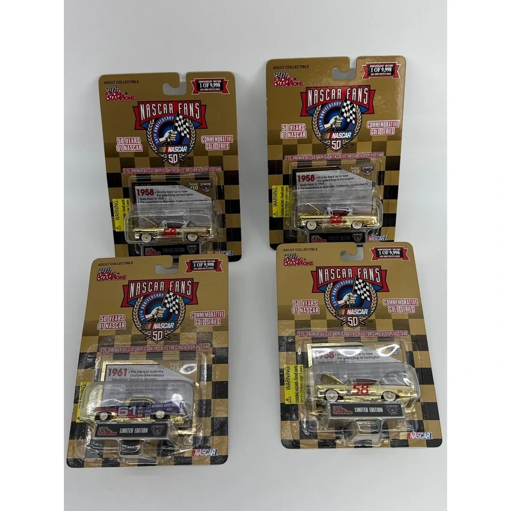 NASCAR Diecast 1:64 Racing Champions Gold Series 50th Anniversary Lot 4 Tan 164